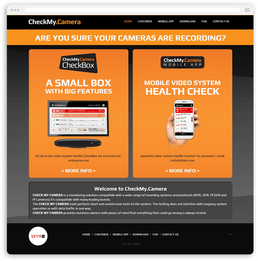 checkbox checkmycamera website