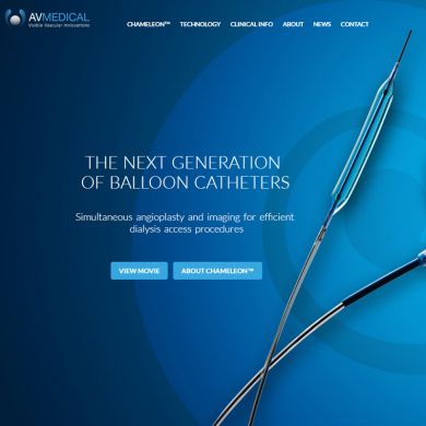  פיתוח אתר וורדפרס מבוסס אבאדה לחברת - AV MEDICAL.