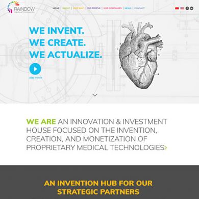 Rainbow Medical - פיתוח אתר וורדפרס רב לשוני עם AVADA